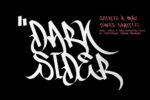 Dark Sider – Fonte de Grafite Manuscrita com Estilo Rebelde e Vibrações Urbanas Autênticas