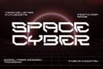 Space Cyber – Fonte Futurista Moderna com Estilo Tecnológico e Vibração Intergaláctica