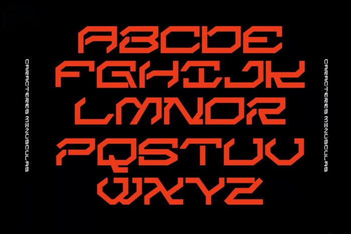 Space Cyber – Fonte Futurista Moderna com Estilo Tecnológico e Vibração Intergaláctica