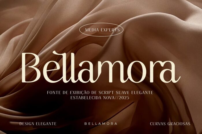 Bellamora – A Fonte de Script Perfeita para Projetos Sofisticados e Marcas de Luxo