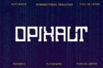 Opixalt – Fonte de Logo Modern Pixel para Design Urbano e Identidade Visual Criativa