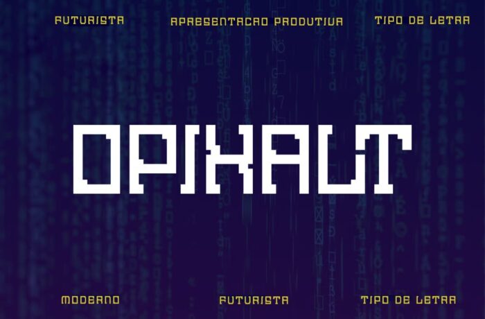 Opixalt – Fonte de Logo Modern Pixel para Design Urbano e Identidade Visual Criativa