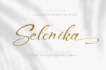 Selonika – Fonte de Script Manuscrita Elegante e Versátil para Design Criativo e Profissional