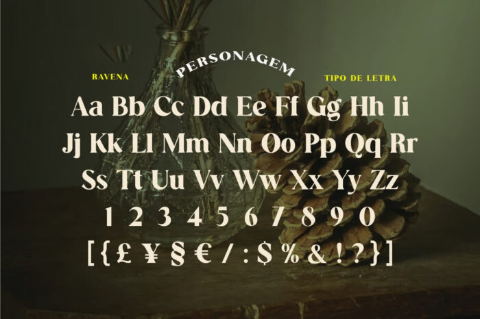 Ravena Elegant Serif – Fonte Serif Elegante com Estilo Moderno e Classe Atemporal para Designers Sofisticados e Marcas Premium