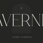 Averne – Fonte Serif Moderna com Estilo de Luxo e Elegância Refinada para Branding Premium e Designers Sofisticados