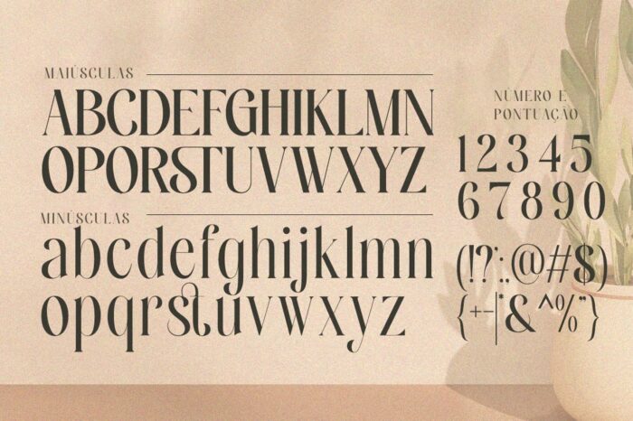 Novera Balessa – Fonte Serif Elegante com Estilo de Luxo Moderno e Toque Feminino Refinado para Designers Sofisticados e Marcas Premium