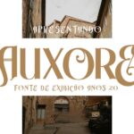 Auxore – Fonte de Exibição Art Déco com Estilo Geométrico e Glamour dos Anos 20 para Designers Criativos