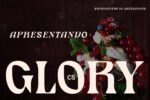CS Glory Drawn – Fonte Serif Elegante com Estilo Retrô e Textura Artesanal Feita à Mão para Designers Criativos e Sofisticados