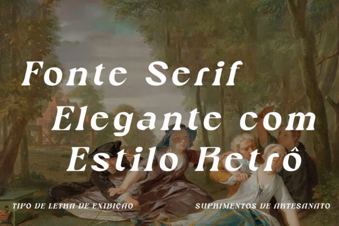 CS Glory Drawn – Fonte Serif Elegante com Estilo Retrô e Textura Artesanal Feita à Mão para Designers Criativos e Sofisticados
